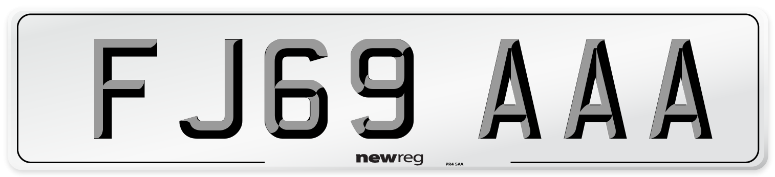 FJ69 AAA Number Plate from New Reg